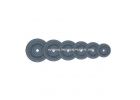 Tegovi 2x20kg crni standardni liveni - RX PLO1-20