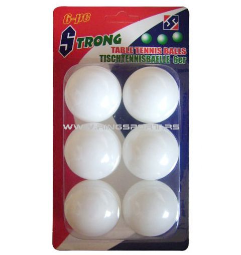 Loptice za stoni tenis (6 komada) -  RX TB4002