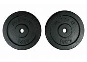 RING Tegovi 2x15kg crni standardni liveni  - RX PLO1-15