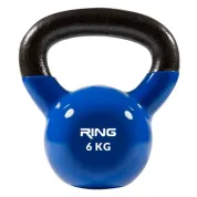 RING Kettlebell 6kg metal+vinyl RX DB2174-6 blue
