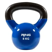 RING Kettlebell 8kg metal+vinyl RX DB2174-8 blue