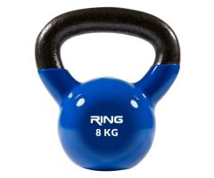 RING Kettlebell 8kg metal+vinyl RX DB2174-8 blue