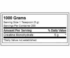 Creatine Monohydrate, 1kg UN