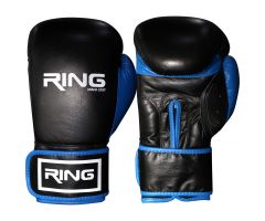 RING rukavice za boks 10 OZ kozne - RS 3211-10 blue