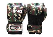 RING rukavice za boks 10 OZ kozne - RS 3311-10 army