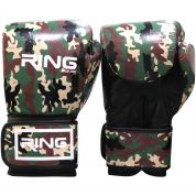 RING rukavice za boks 10 OZ kozne - RS 3311-10 army