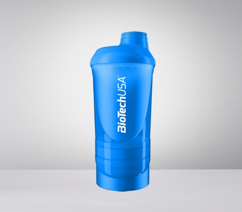 BioTechUsa Shaker Wave +  600ml + 150ml + 200ml   Plava