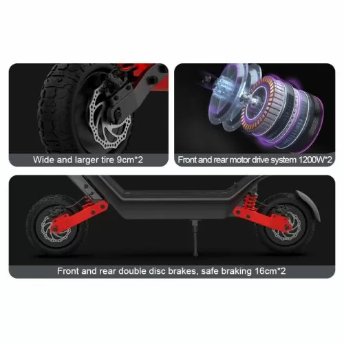 RING električni trotinet RX15 sa dva motora