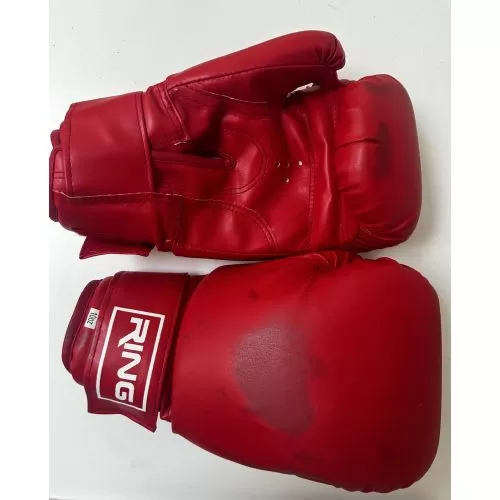 RING RS 2411-10 rukavice 10 OZ PVC red OUTLET