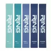RING mini band set 5 blue (MINI BAND-SET 5 BLUE XL+L+M+H+XH)-RX MINI BAND SET 5 BLUE