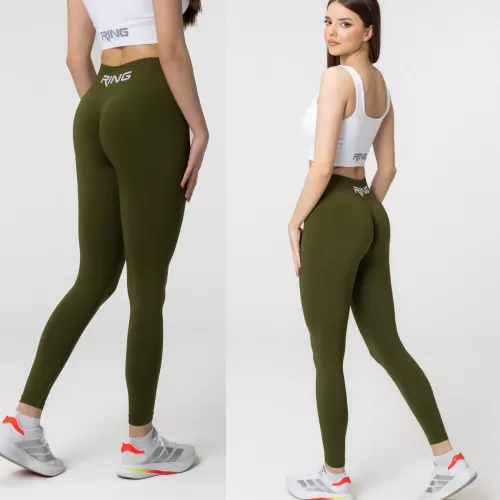 RING Flow Seamless helanke Deep Olive