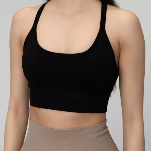 RING X-Back Top Jet Black