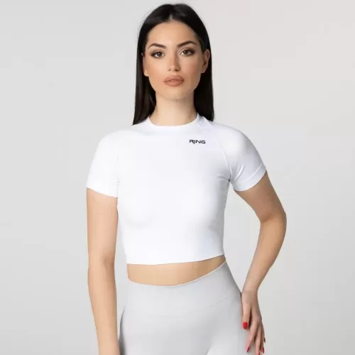 RING Active Crop Top White