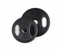 Olimpijski gumeni tegovi 2D - 2 x 5 kg ROP7