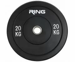 RING Olimpijski tegovi bumper crni 1x20kg RX PL37-20