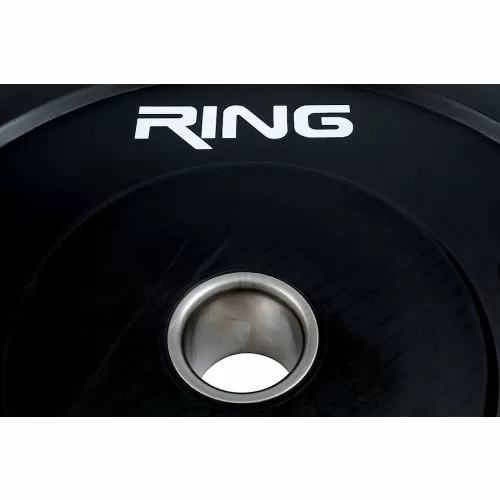 RING Olimpijski tegovi bumper crni 1x20kg RX PL37-20