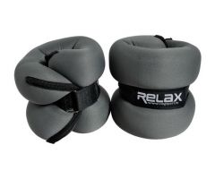 RING Tegovi sa čičkom od 2x 2kg (tamno sivi) - RX AW 2201
