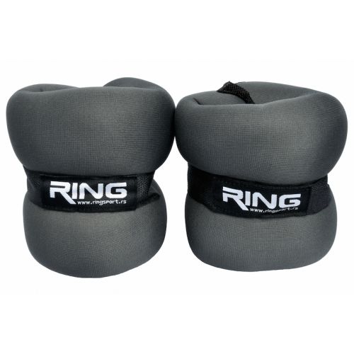 RING Tegovi sa čičkom od 2x 2kg (tamno sivi) - RX AW 2201